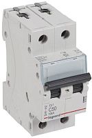 Выключатель автоматический Legrand TX3 6000 2п 50А C 10кА картинка